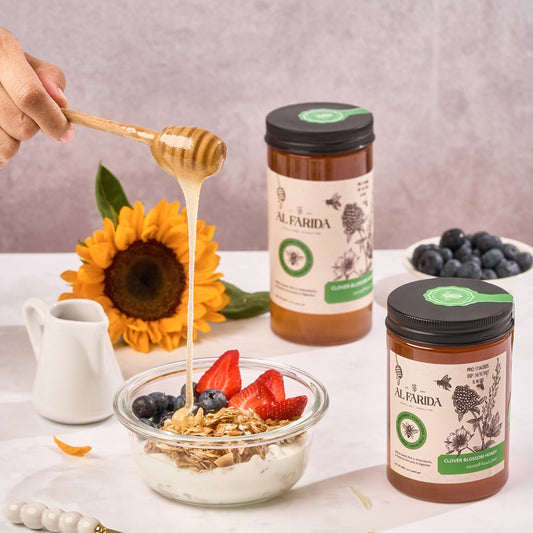 CLOVER BLOSSOM HONEY JAR - Al Farida